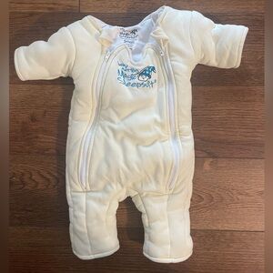 Baby Merlin's Magic Sleepsuit® Micro-Fleece small 3-6 months yellow